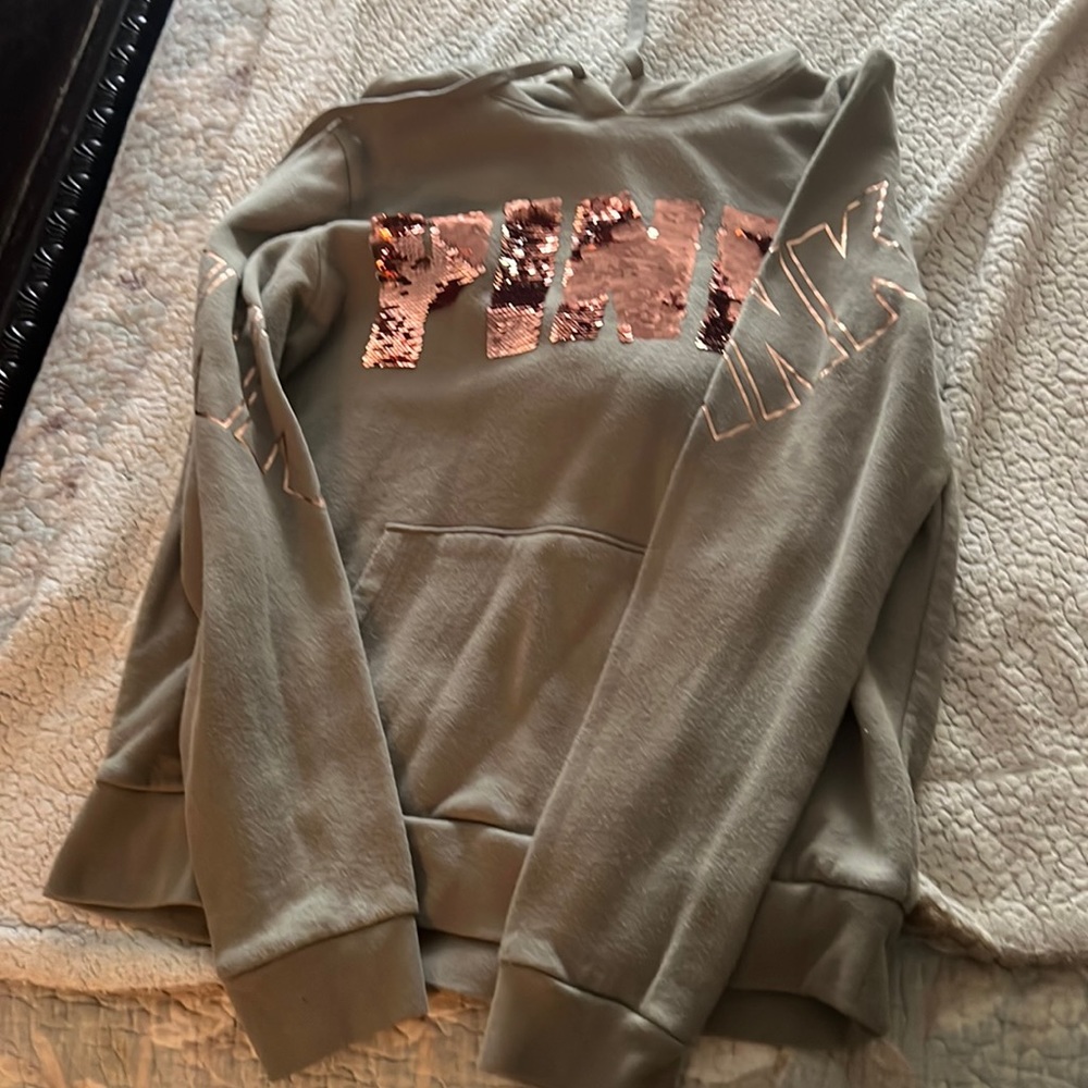 Pink sweat shirt